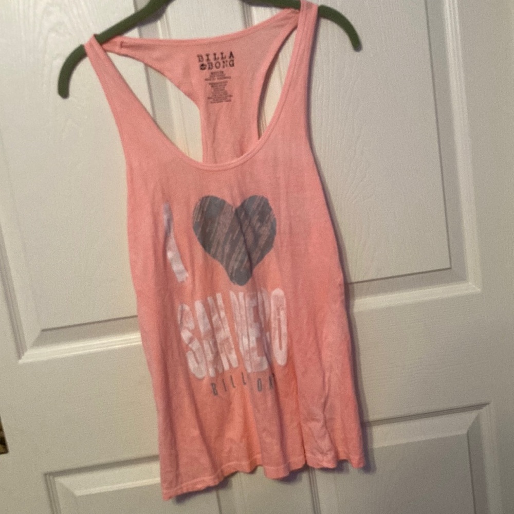Pink tank top